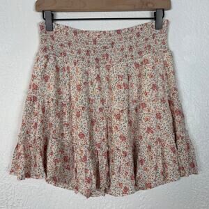 American Eagle Ditsy Floral Smocked Mini Skirt NWT Size Small